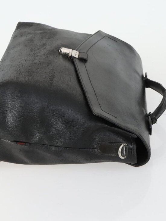 Salvatore Ferragamo Shoulder Bag Nylon Leather 3 Set Black Beige Auth bs31740 - Picture 3 of 16